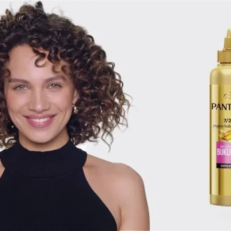 ماسک موی بعد از حمام پنتن (PANTENE)– تقویت‌کننده و فرم‌دهنده موهای فر– 300 میل